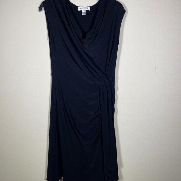 Joseph Ribkoff Women's Sleeveless Black Sheath Dress Side Cinched Size: 8 - Picture 1 of 4